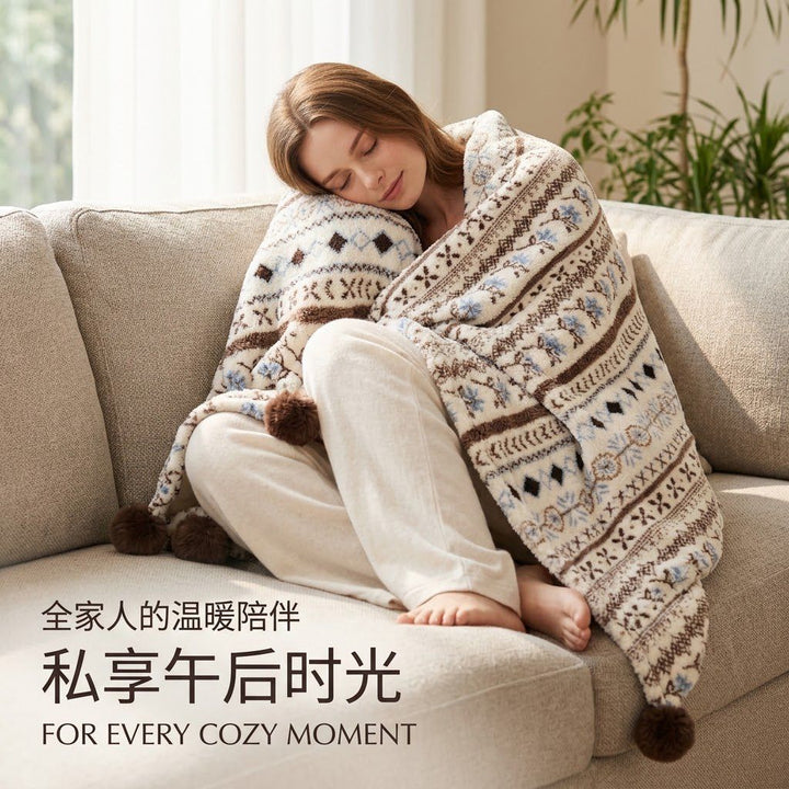 Luxurious Fleece Throw Blanket