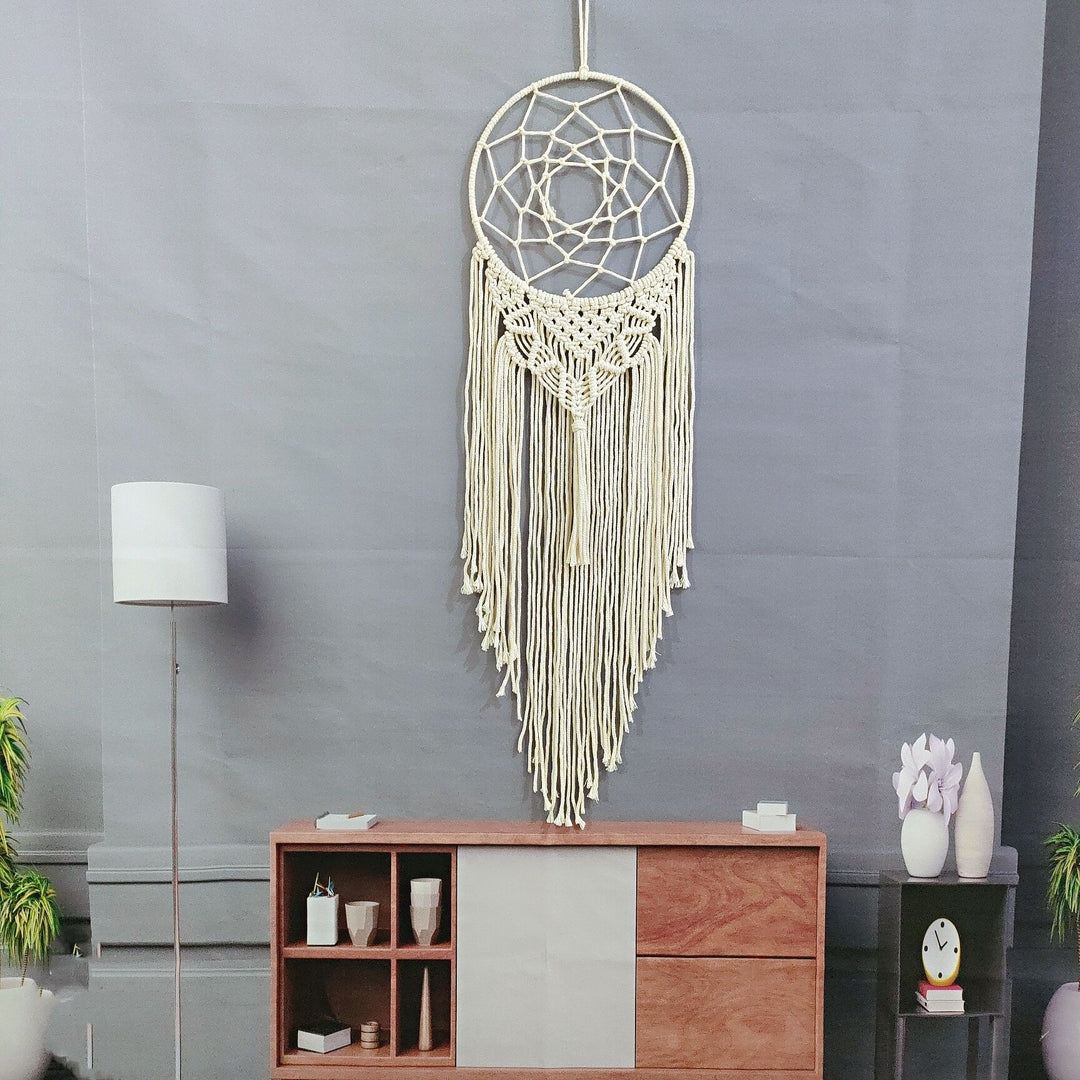 Macramé Dreamcatcher Wall Hanging