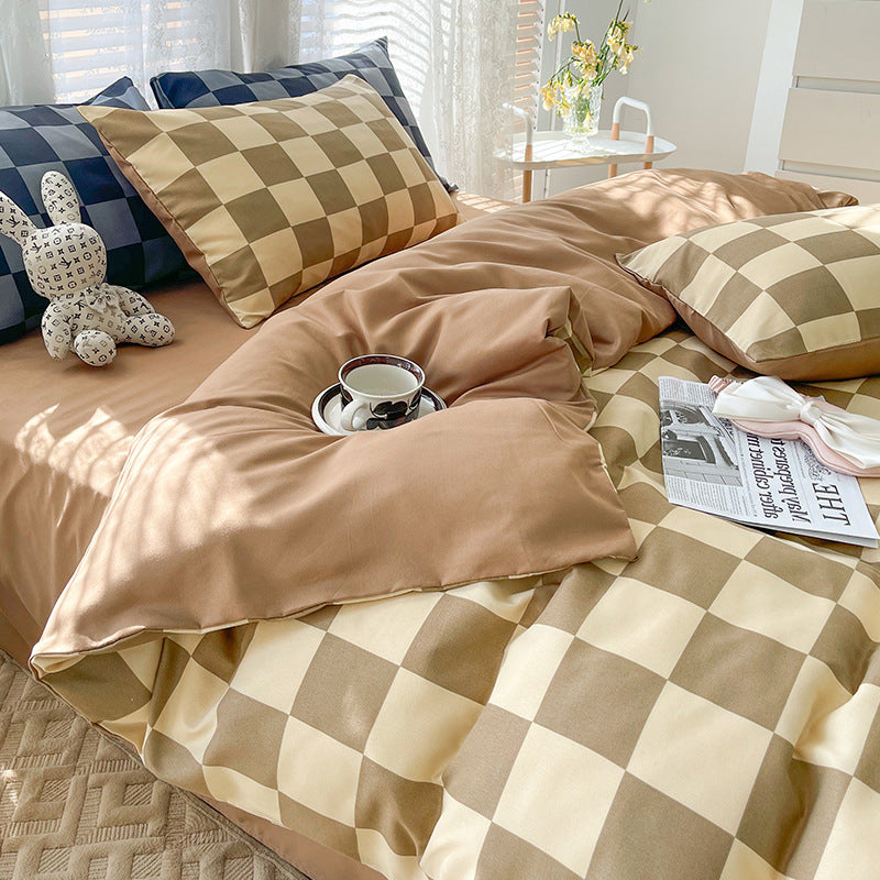 Premium Plaid Bedding Set