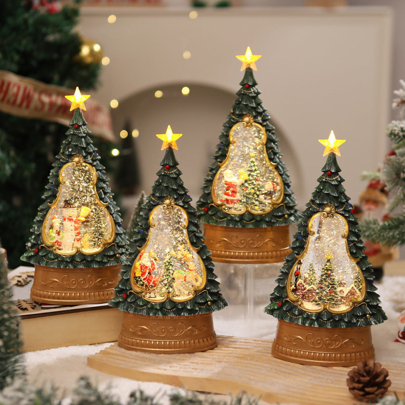 Glowing Christmas tree decoration
