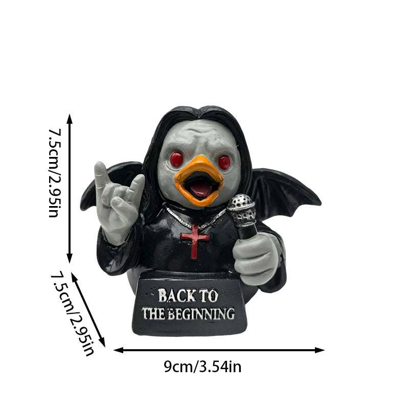 Funny rubber duck with rocker design