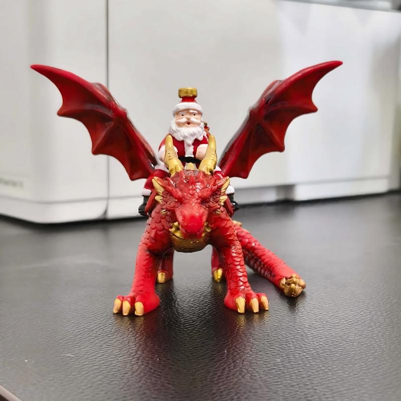 Fantastic Christmas figure in dragon design