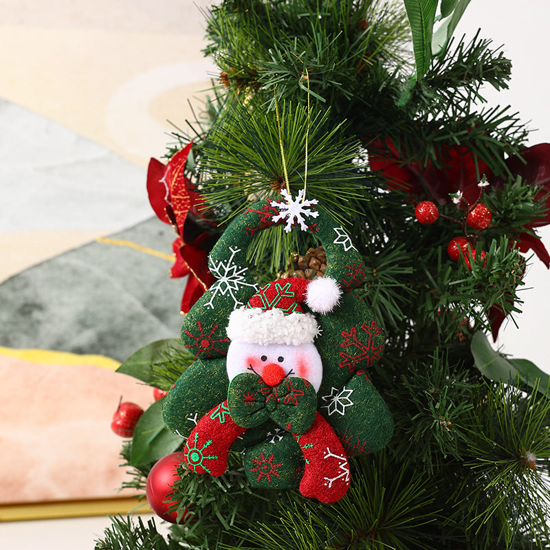 Christmas tree ornament in reindeer design