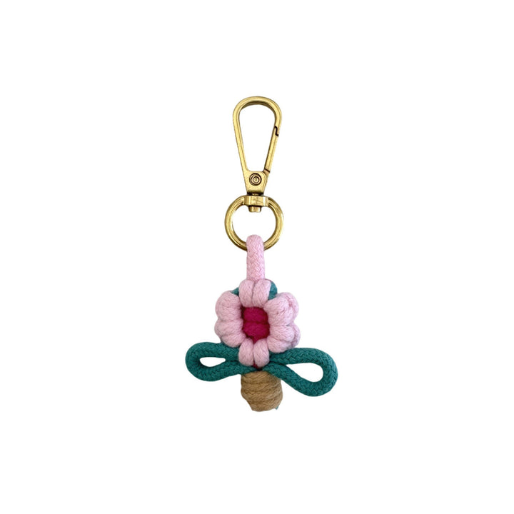 Decorative Floral Keychain
