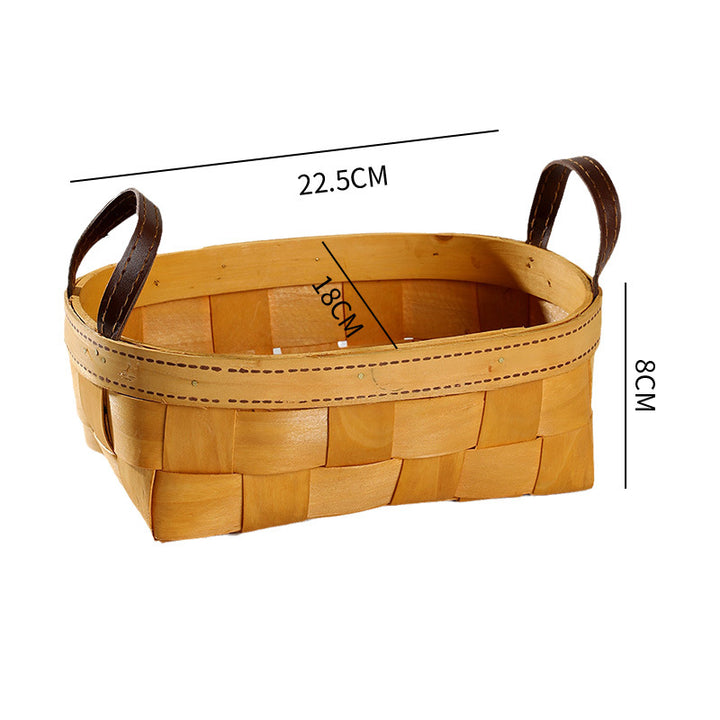 Handcrafted Natural Woven Storage Basket