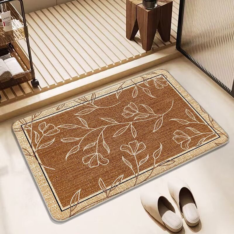 Butterfly-Inspired Decorative Bath Mat