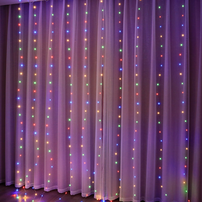 Outdoor waterproof LED curtain lights with icicle design