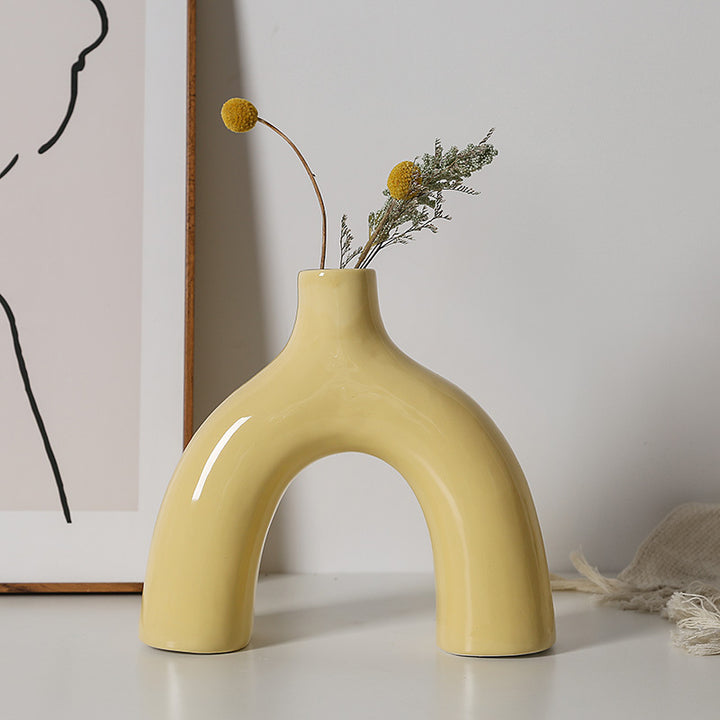 Stylish and creative ceramic vase