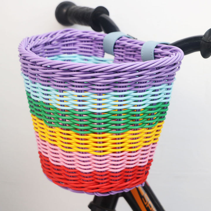 Robust bicycle accessory basket