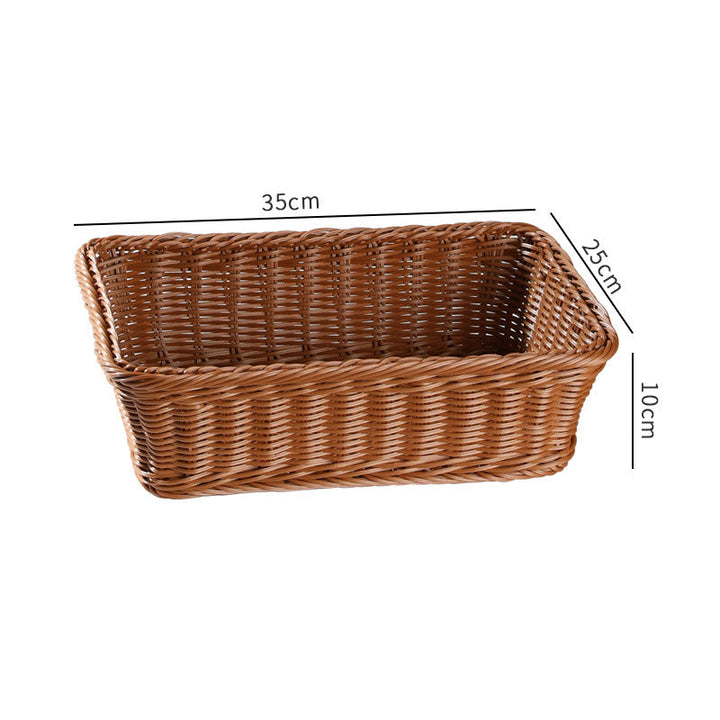Large Rectangular Woven Storage Tray