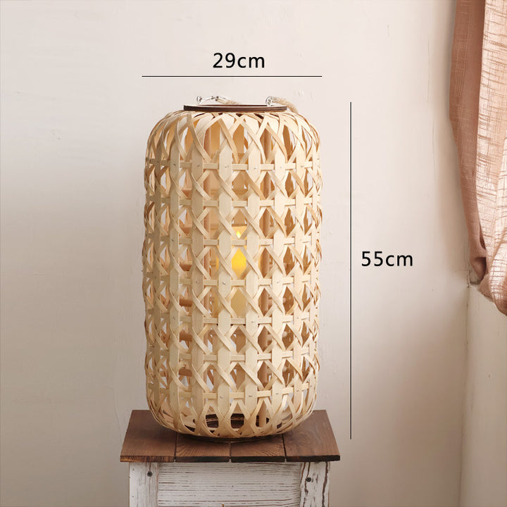 Handcrafted lantern in natural design