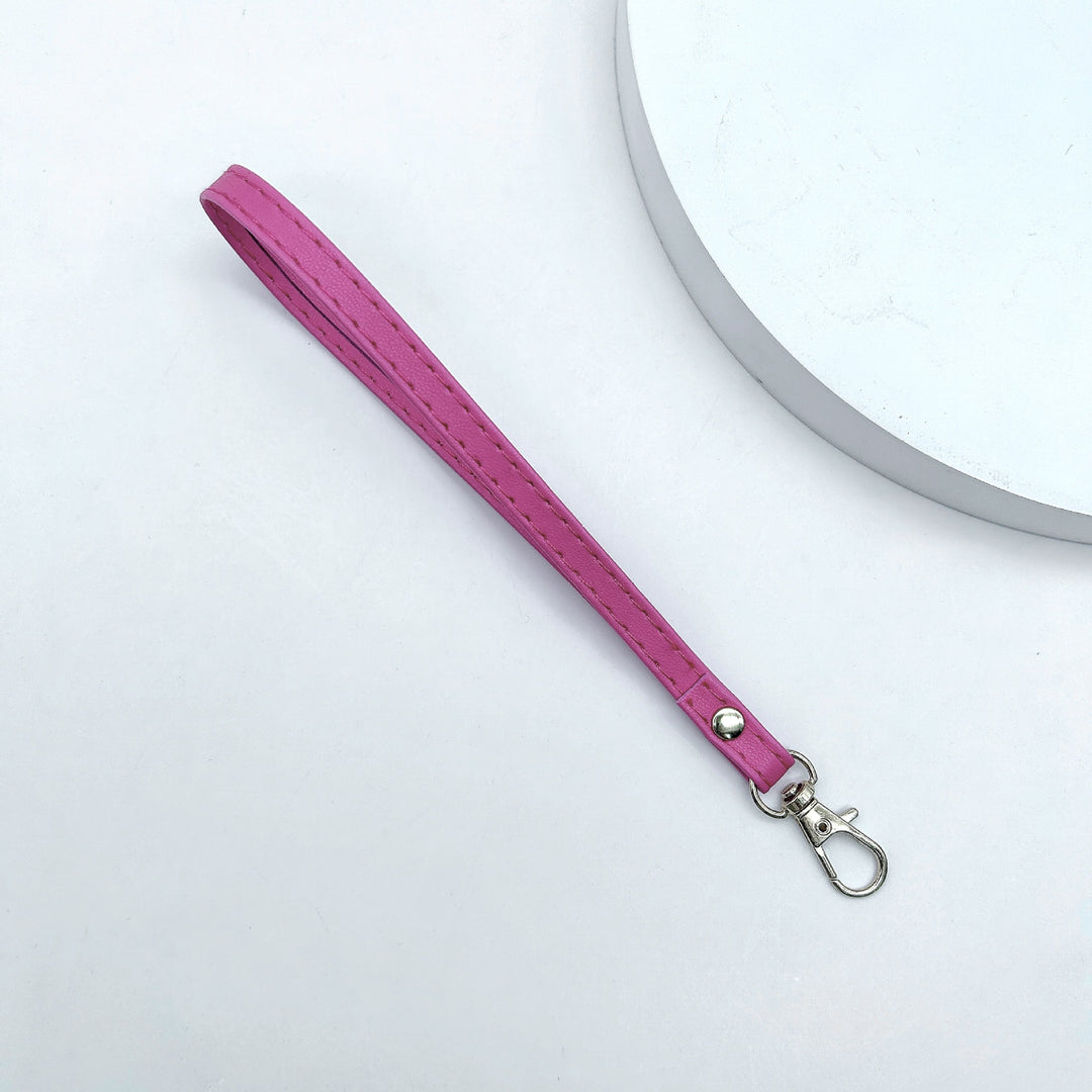 Durable Synthetic Leather Lanyard