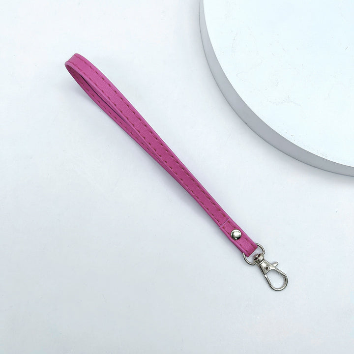 Durable Synthetic Leather Lanyard
