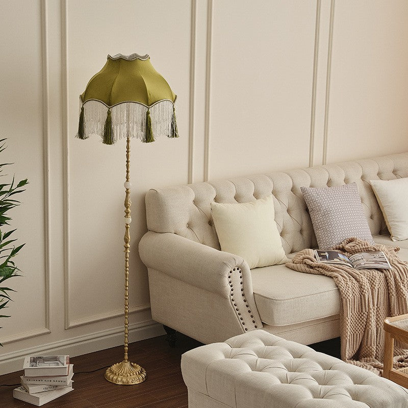 Vintage-inspired floor lamp