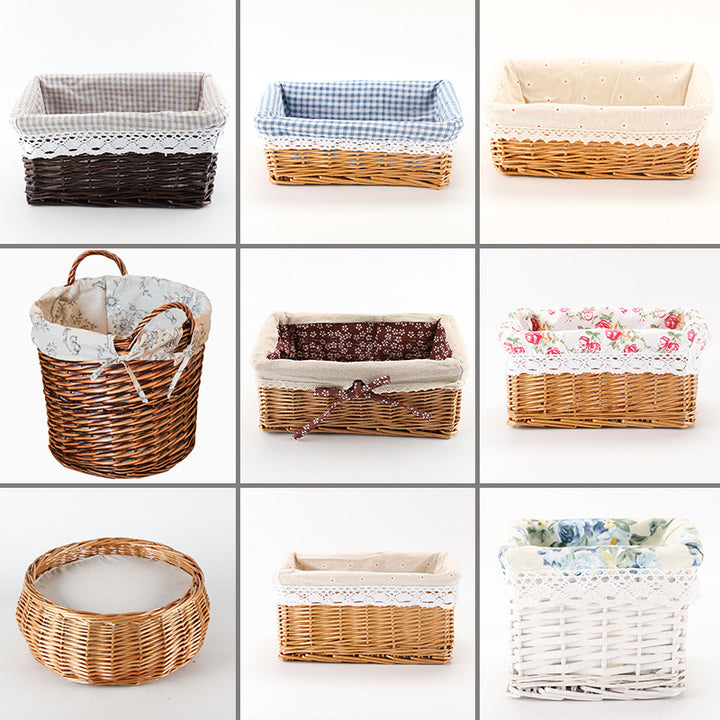 Practical storage basket with padding