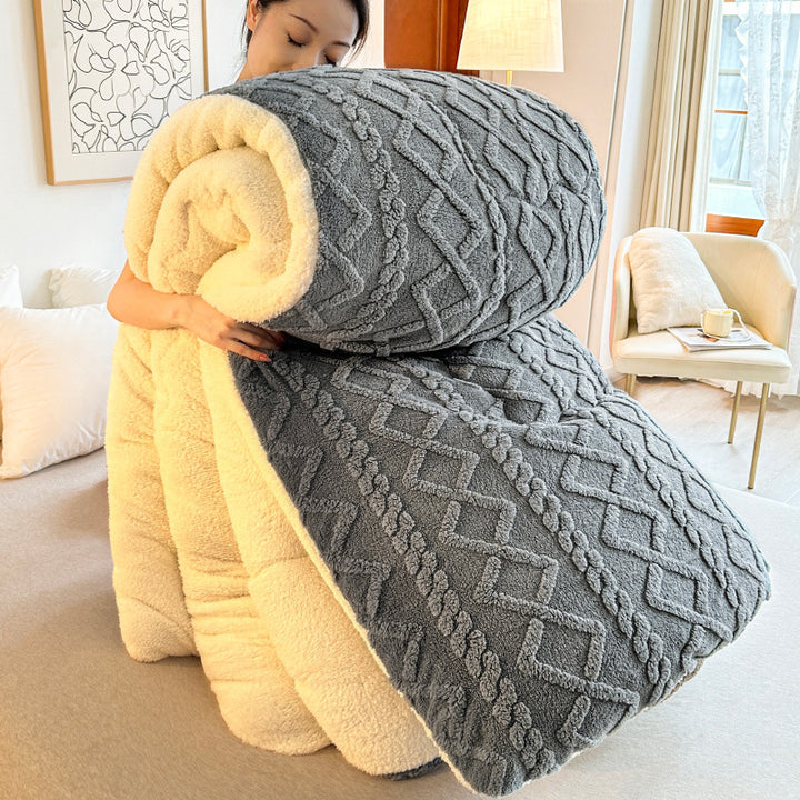 Plush Sherpa Throw Blanket