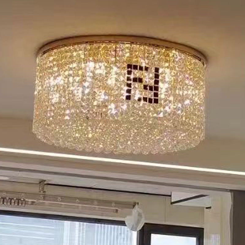 Crystal Cascade Ceiling Light
