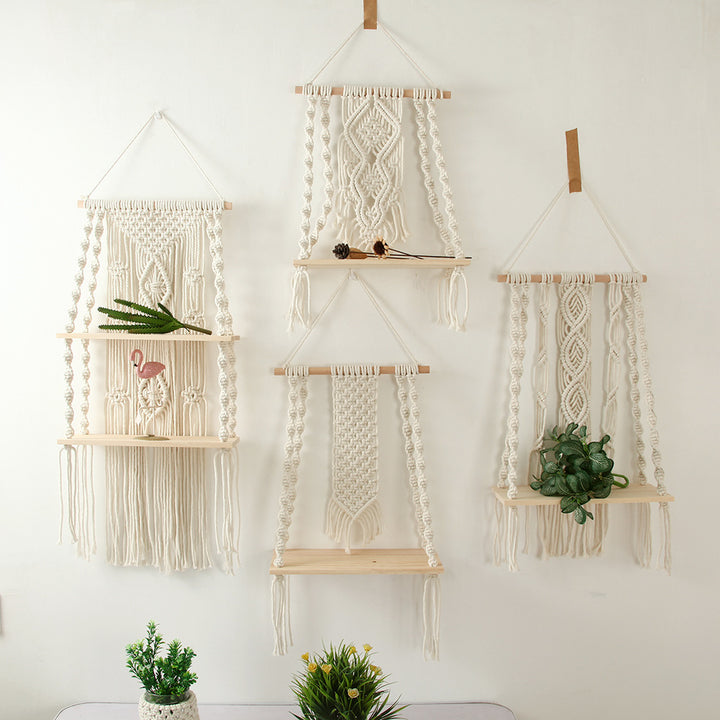 Decorative Macrame Shelf