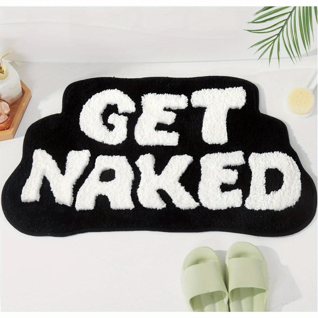 Playful Text Bath Mat