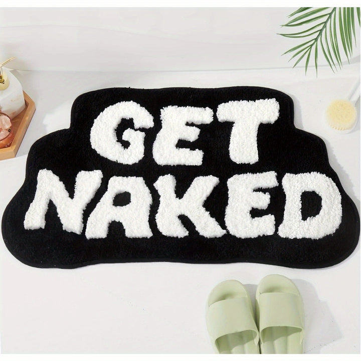 Playful Text Bath Mat