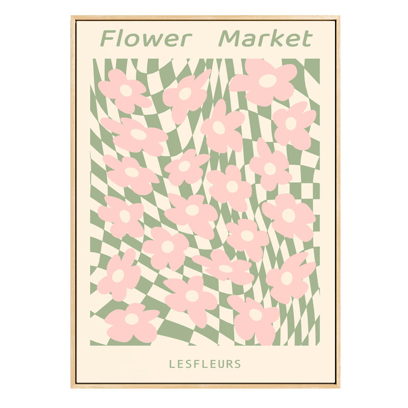 Floral Pattern Wall Art Print
