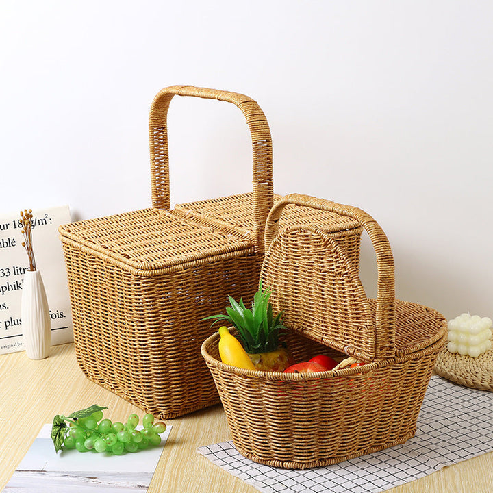 Woven Picnic Basket