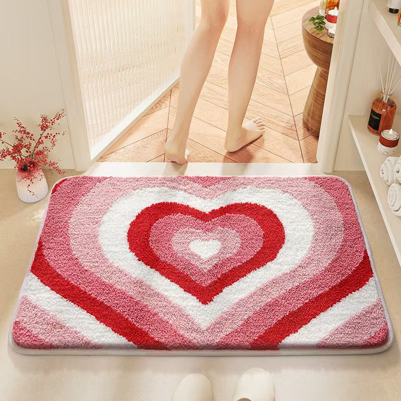 Bow-Shaped Decorative Bath Mat