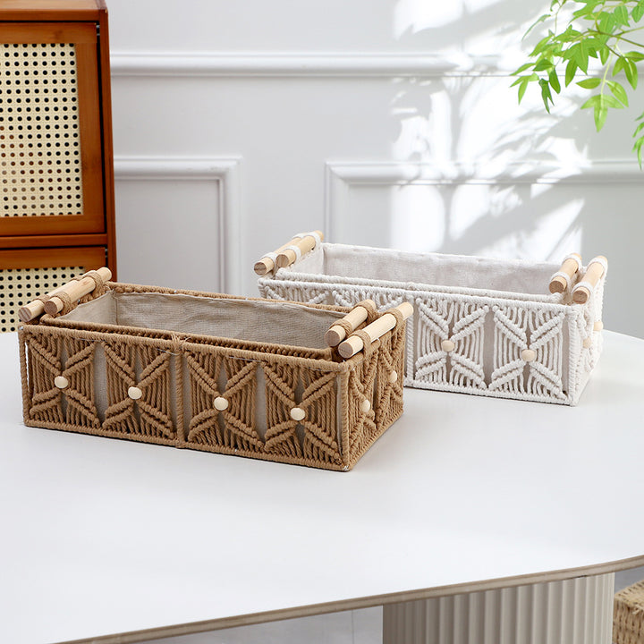 Decorative Macrame Storage Basket