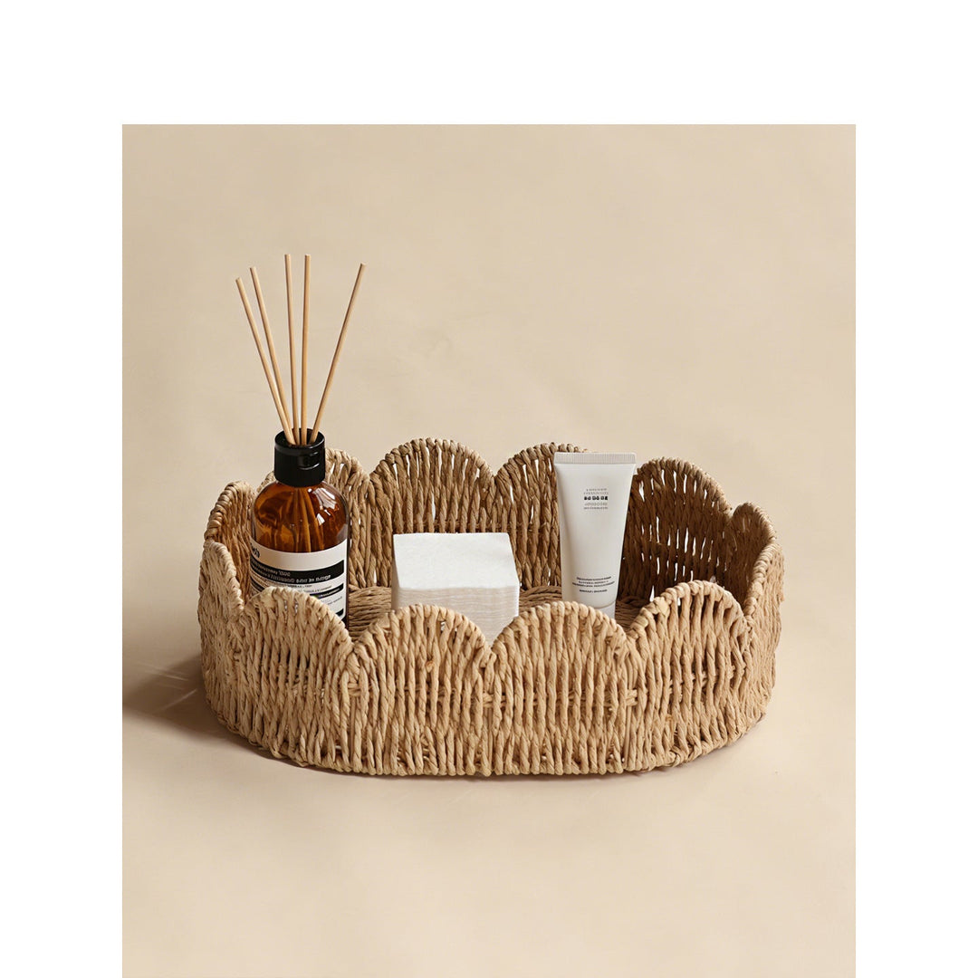 Decorative basket made of willow