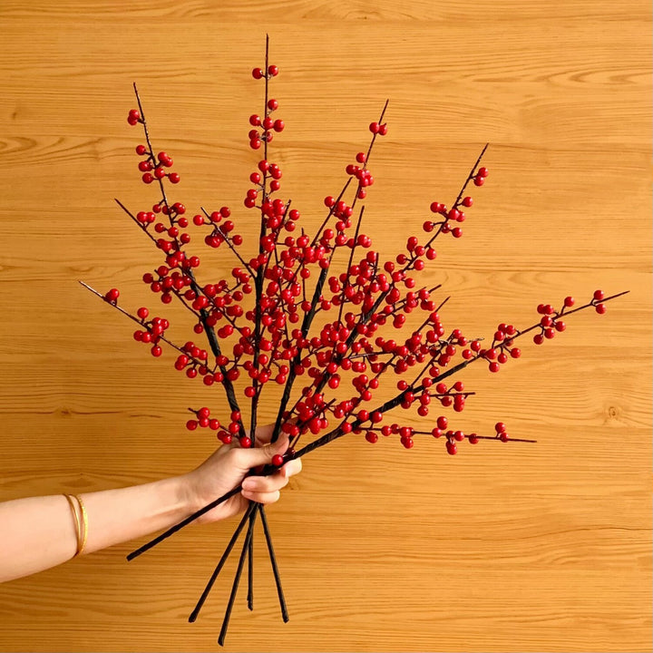 Decorative Berry Stem Arrangement