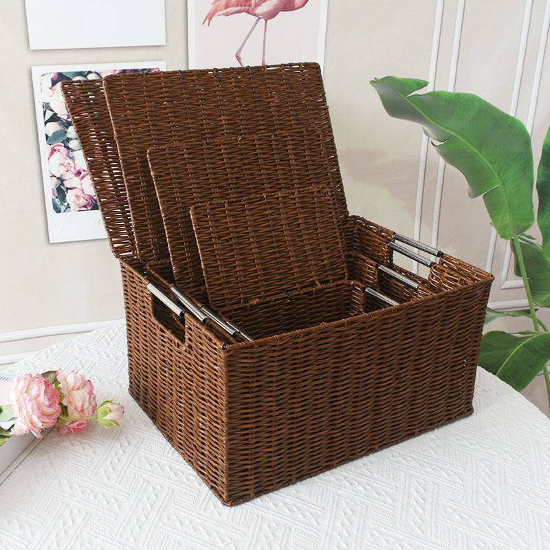 Premium Rattan Storage Box