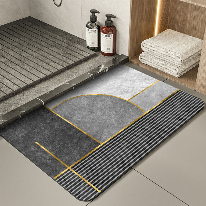 Modern Geometric Bath Mat