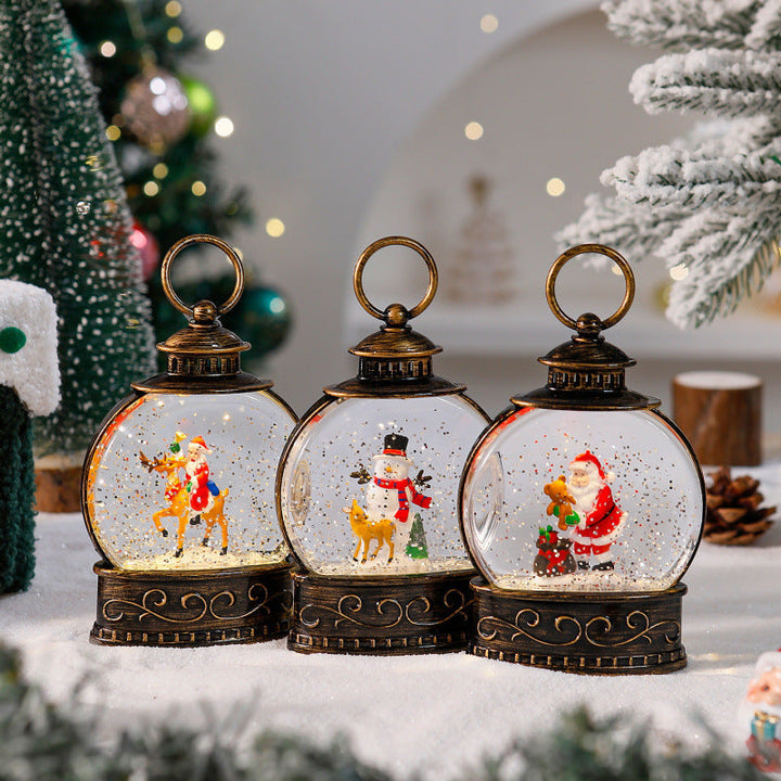 Snow Globe Lamp