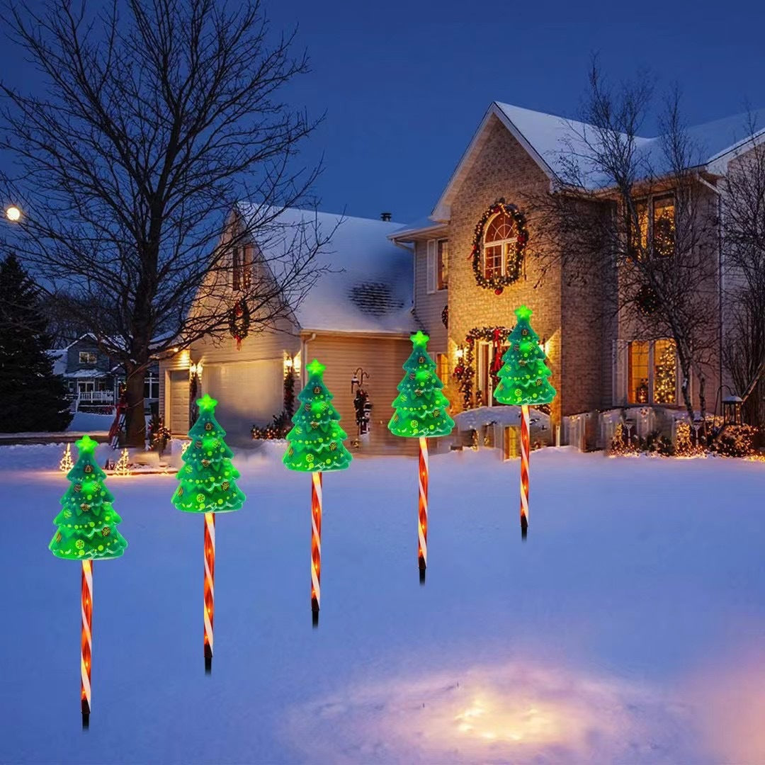 Outdoor LED Christmas Tree Garden Stake