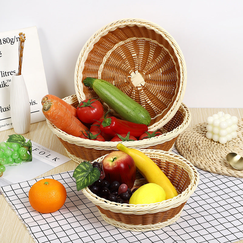 Artisan Woven Serving Bowl