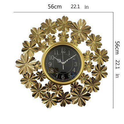 Decorative Floral Wall Clock