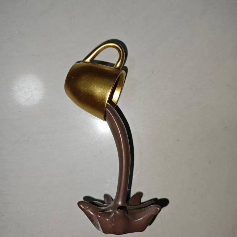 Cup Overflowing Creative Figurine