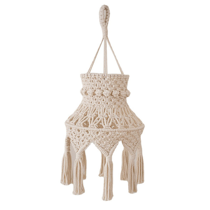 Macramé Hanging Light Fixture