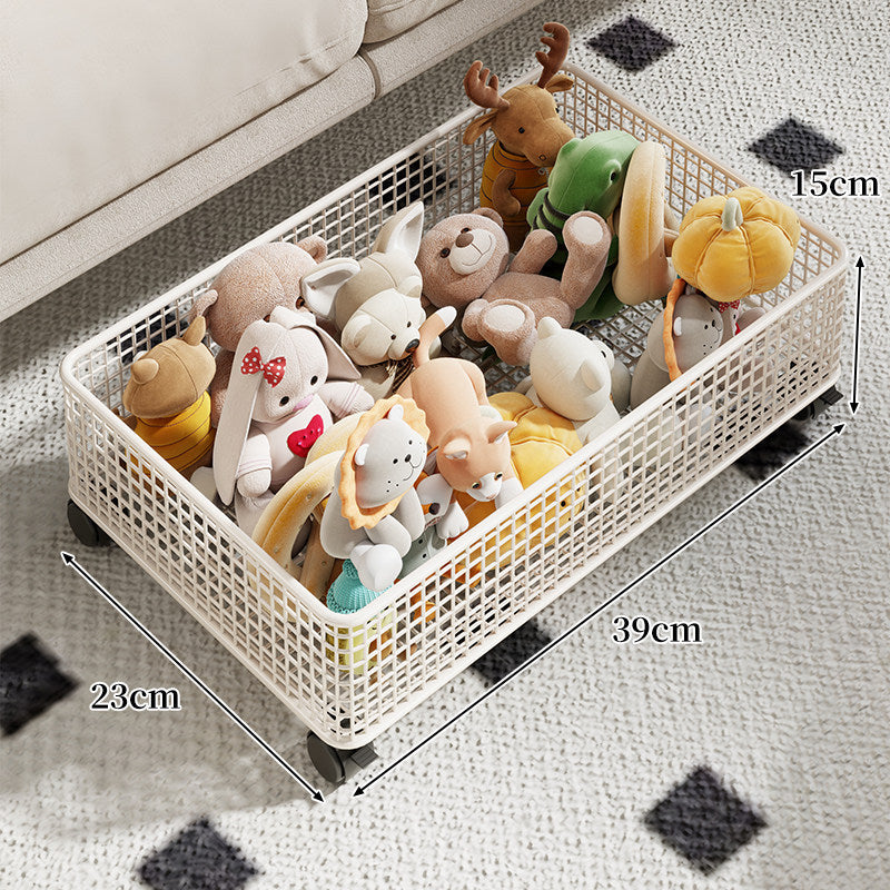 Rectangular Metal Mesh Organizer Basket for Toys & Home Storage