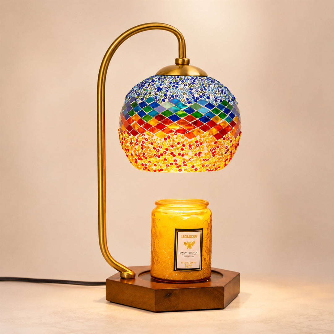 Mosaic Glass Table Lamp
