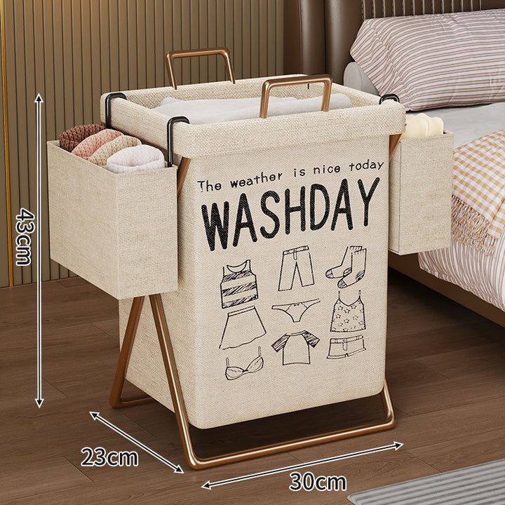 Collapsible Linen Laundry Hamper