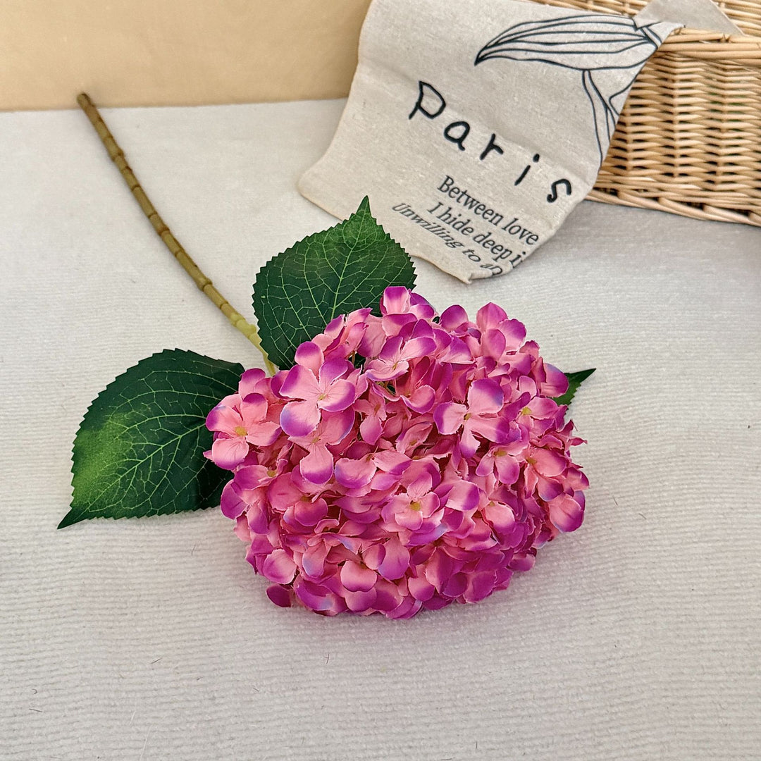 Lifelike Hydrangea Floral Piece