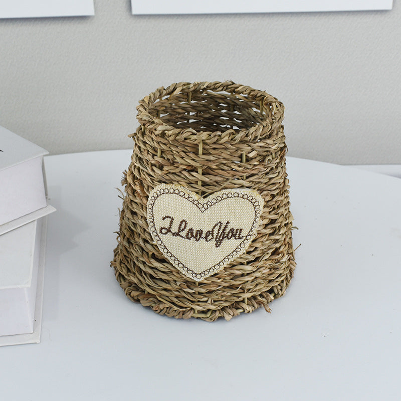 Handcrafted Natural Woven Storage Basket