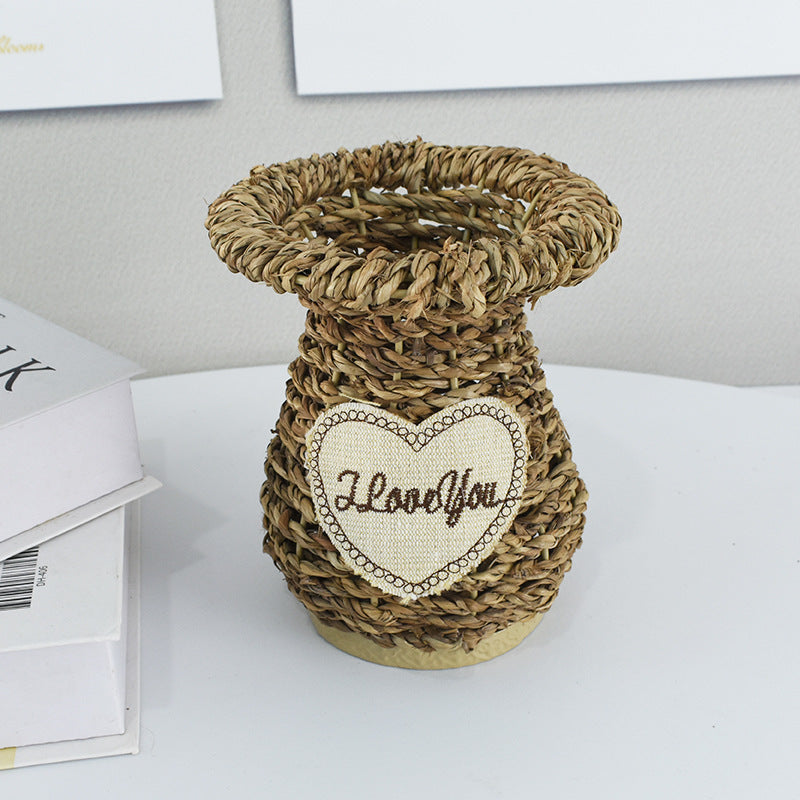 Handcrafted Natural Woven Storage Basket
