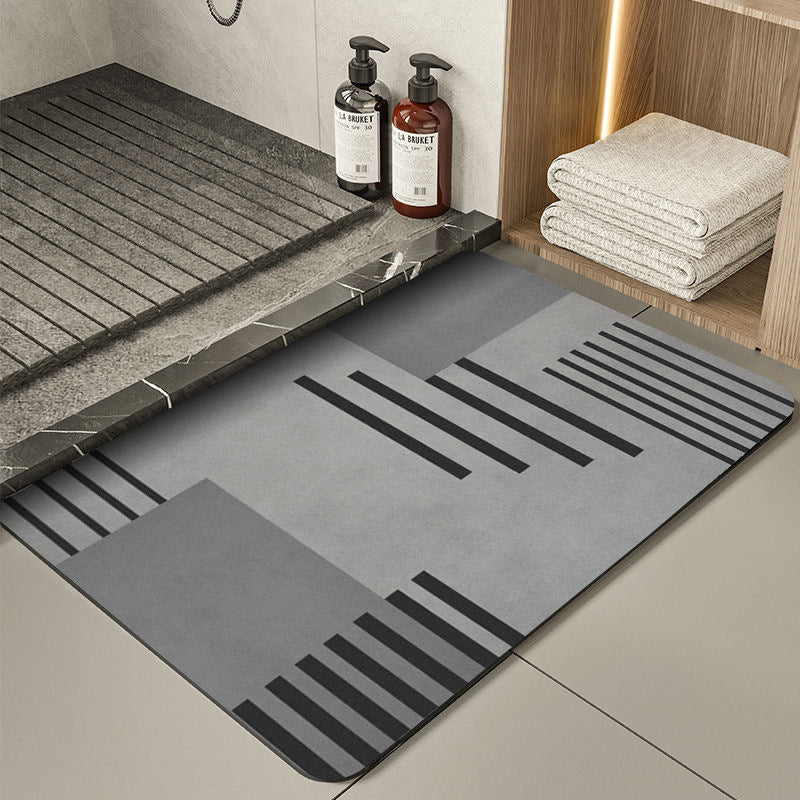 Modern Geometric Bath Mat