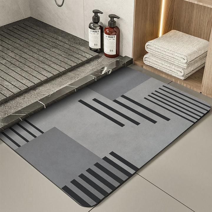 Modern Geometric Bath Mat