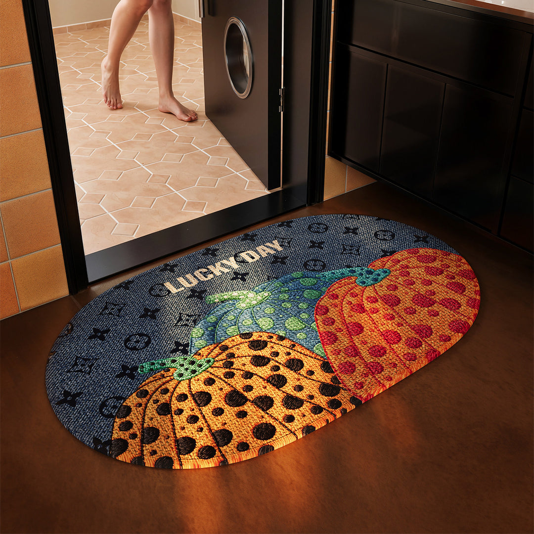 Fun Themed Indoor Oval Mat