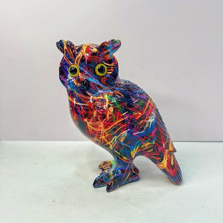 Artistic Owl Decorative Figure