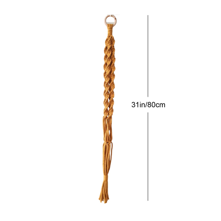 Macrame Wall Hanging Decor with Braided Design