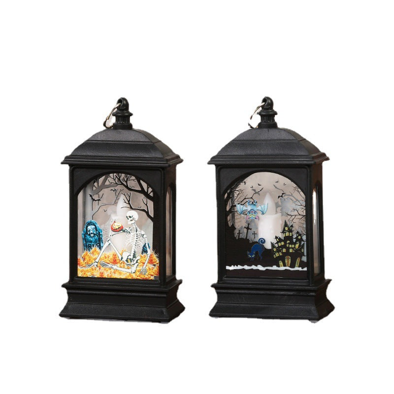 Nostalgic Lantern with Halloween Motif